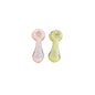 Hand Pipes - 3" Slime Color Frit Art - 7ct
