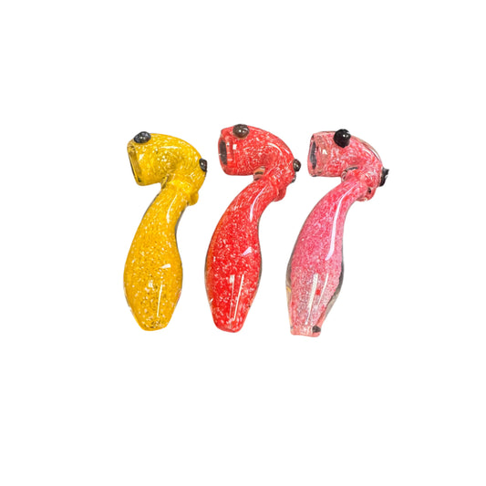 Hand Pipes - Asst Glass - 3ct