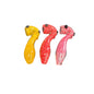 Hand Pipes - Asst Glass - 3ct