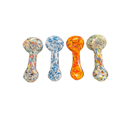 Hand Pipes - 4" Frit Art - 6ct