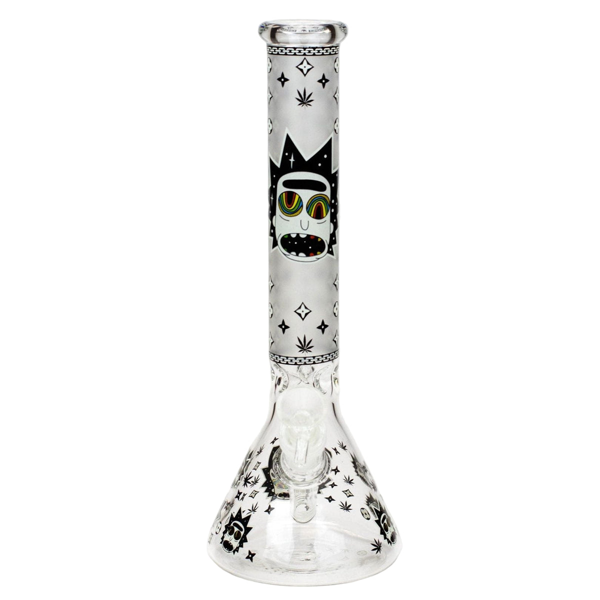 WP - 10" Pickel Rick Beaker Glow in the Dark Water Pipes - Asst