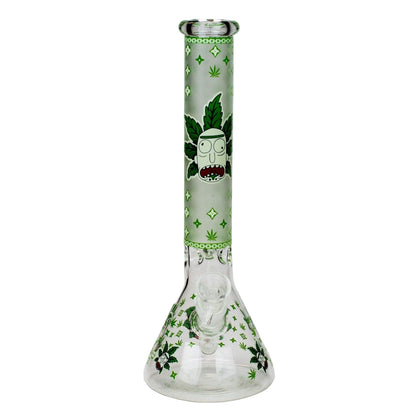 WP - 10" Pickel Rick Beaker Glow in the Dark Water Pipes - Asst