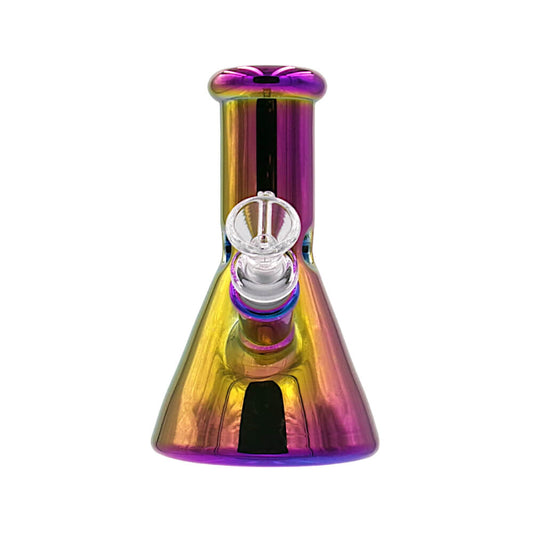 WP - 6.5" Metallic Majesty Electroplated Beaker - Asst