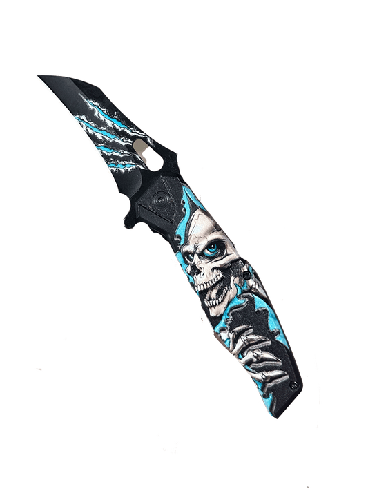 Razor Tactical - Premium Flip Knife - RT-7380BL