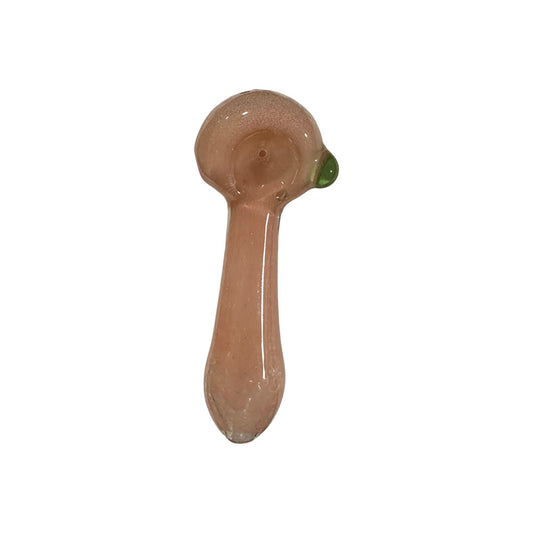 Classic Glass Hand Pipe (Available in Peach and Green)