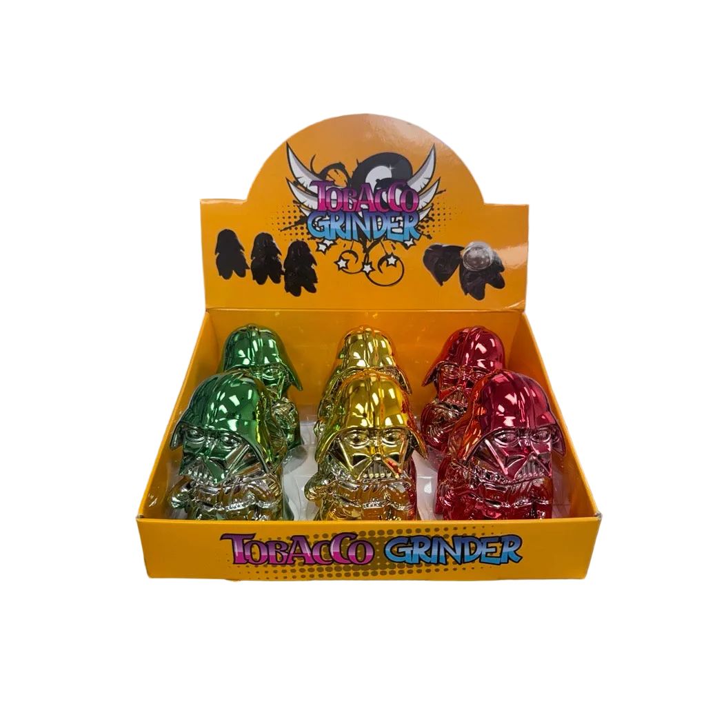 Grinders - 3pc 36mm Rasta Storm Trooper Leader Design - 6ct [ #15 ]