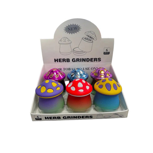 Grinders - Small Mushroom Design - 6ct [ #34 ]