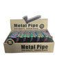 Hand Pipes - 24ct - Metal Rainbow Design