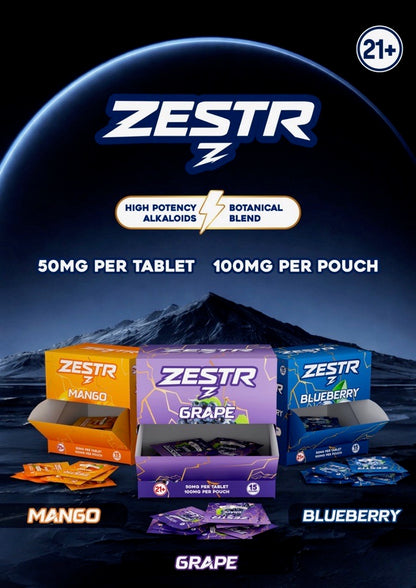 Zestr 50mg Botanical Tablets - 2pk - 15ct