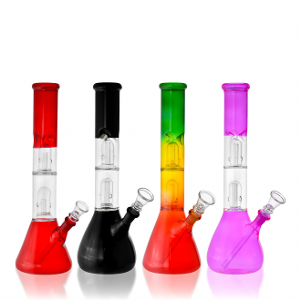 WP - 12" 2 Dome perc Colored - Rasta - JA51*