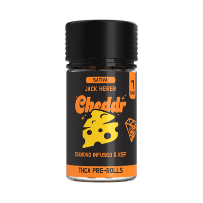 Cheddr .5g Diamond Infused & Kief Pre-Rolls | 7pk - 6ct