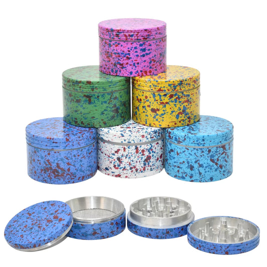 Grinders - 50mm - 4pc Colorful Creations Painted Art - 6ct Display