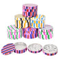 Grinders - 55mm - 4pc - Color Stripes - 6ct
