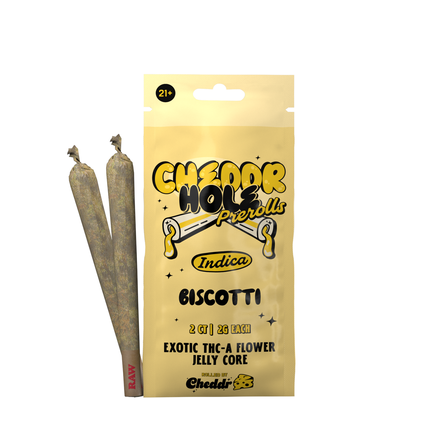 Cheddr 2g Preroll Hash Holes - 2pk - 10ct