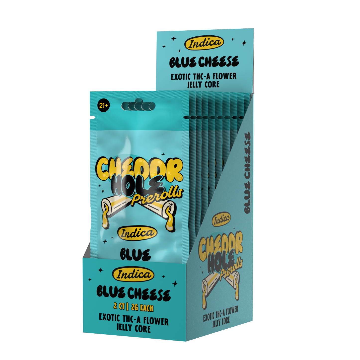Cheddr 2g Preroll Hash Holes - 2pk - 10ct