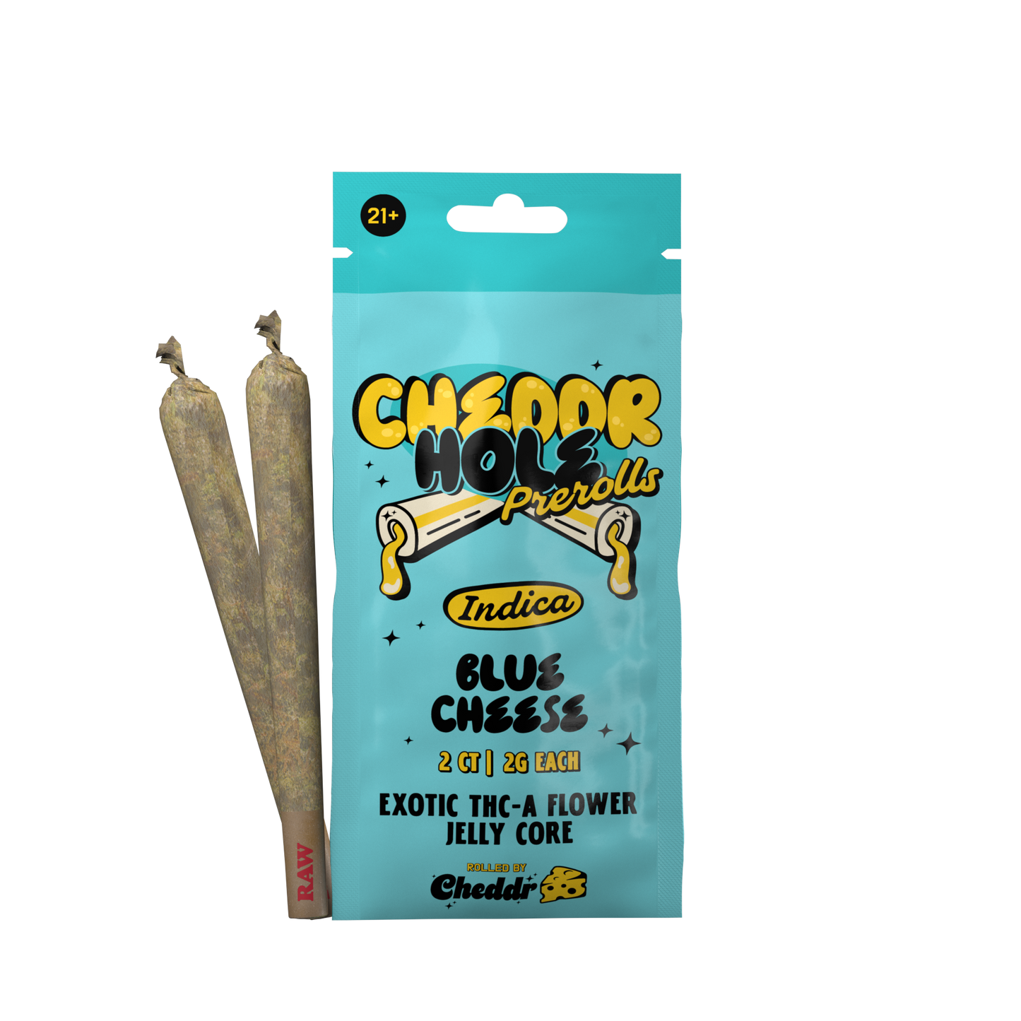 Cheddr 2g Preroll Hash Holes - 2pk - 10ct