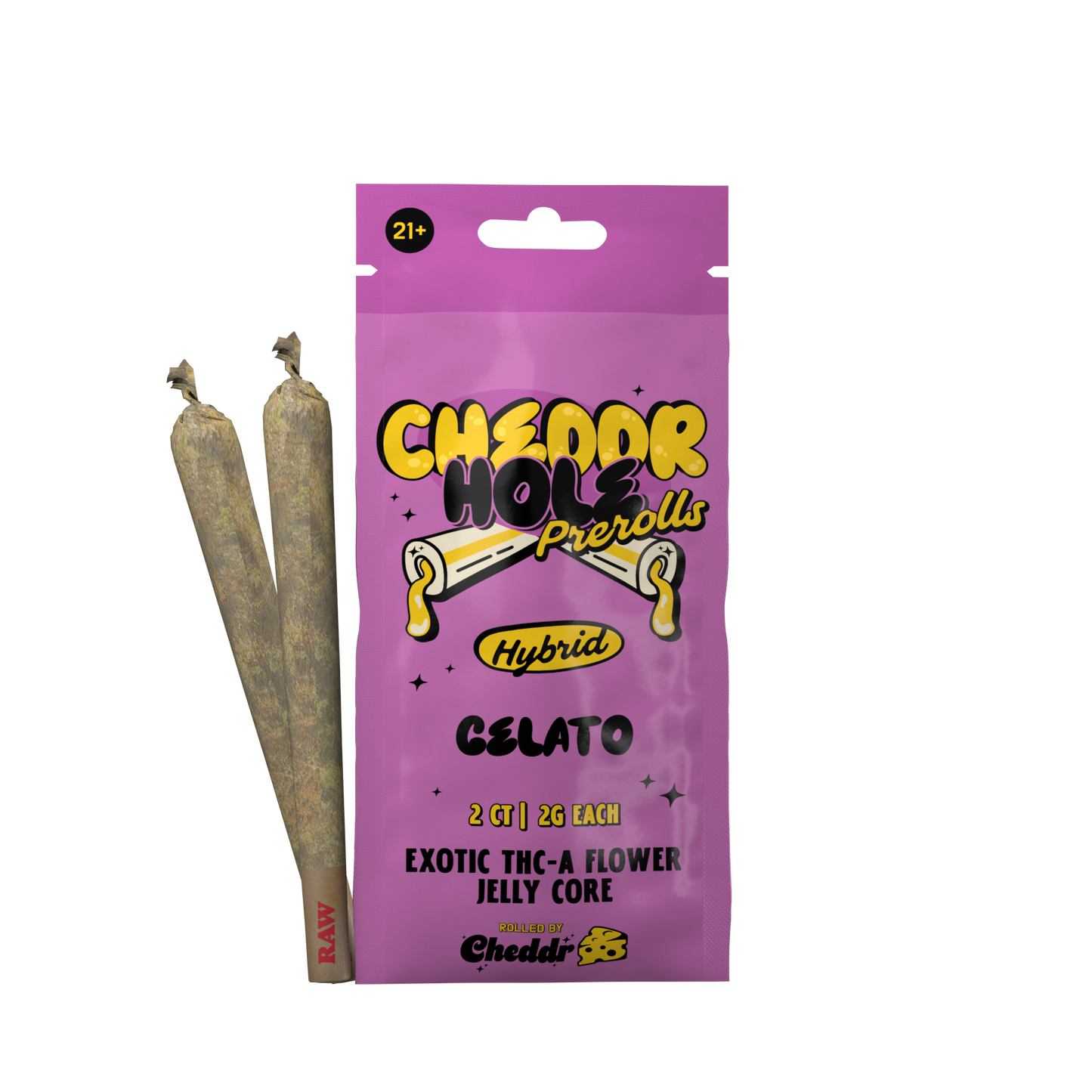 Cheddr 2g Preroll Hash Holes - 2pk - 10ct