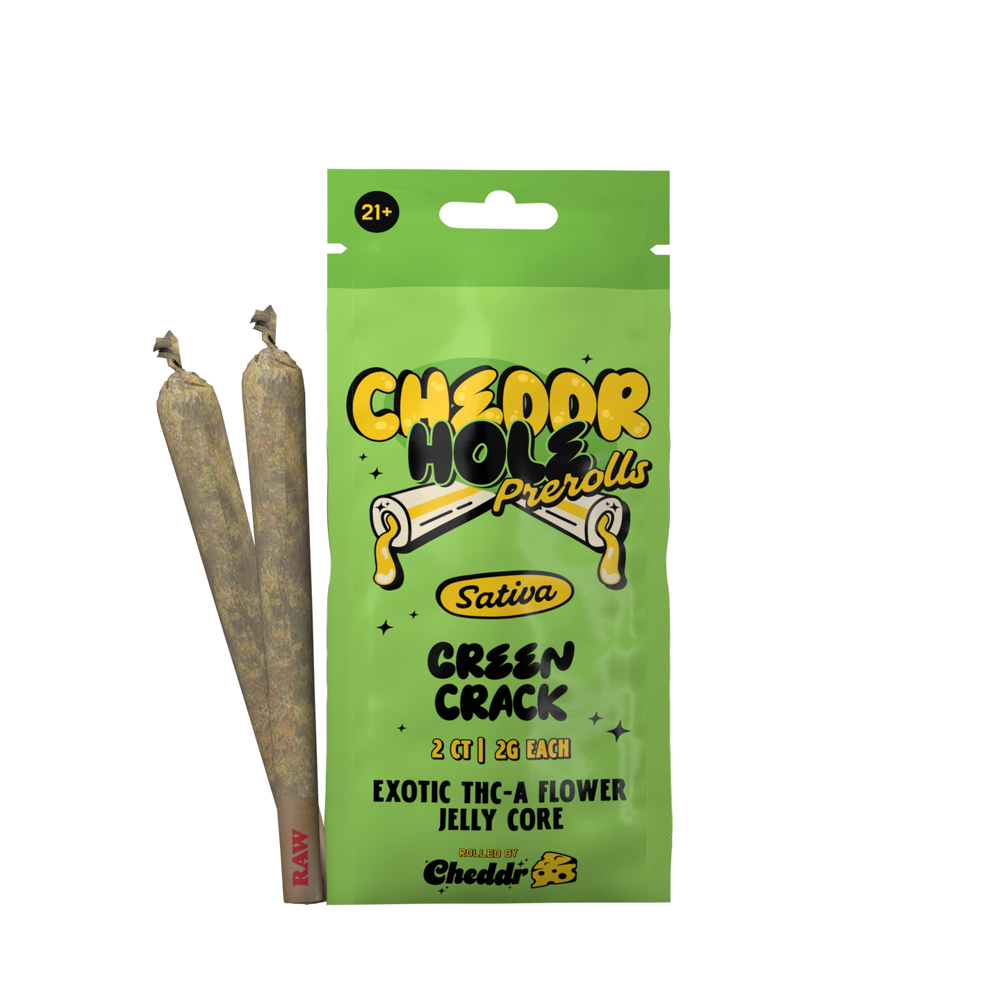 Cheddr 2g Preroll Hash Holes - 2pk - 10ct