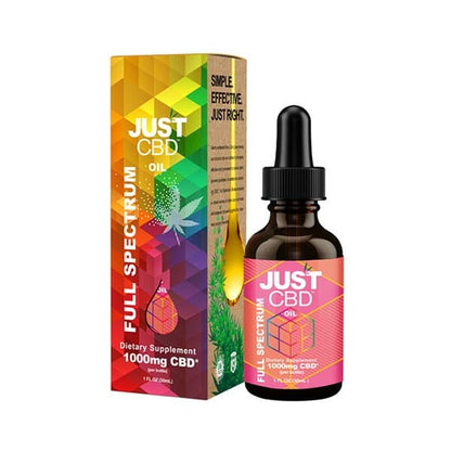 Just CBD - 1000mg Full Spectrum Tincture +