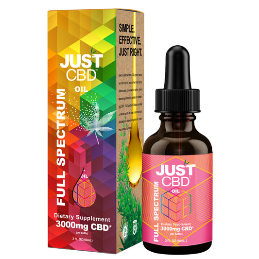 Just CBD - 3000mg Tincture Full Spectrum CBD Oil