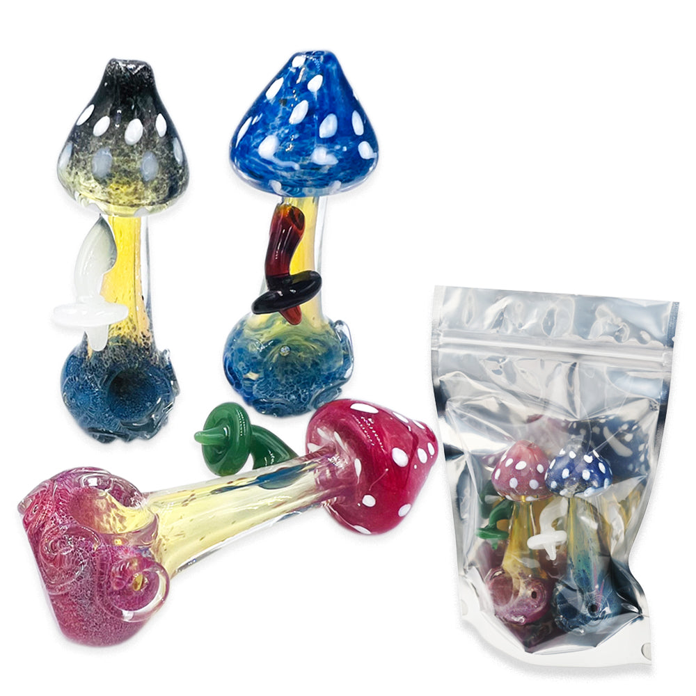 Hand Pipes - Mushroom Spoons - 2ct