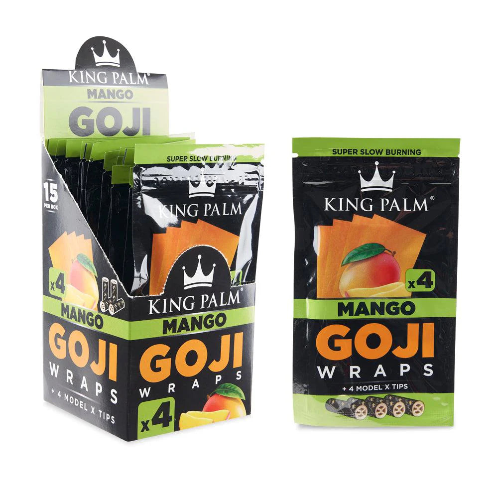 King Palm - Goji Wraps - 4pk - 15ct