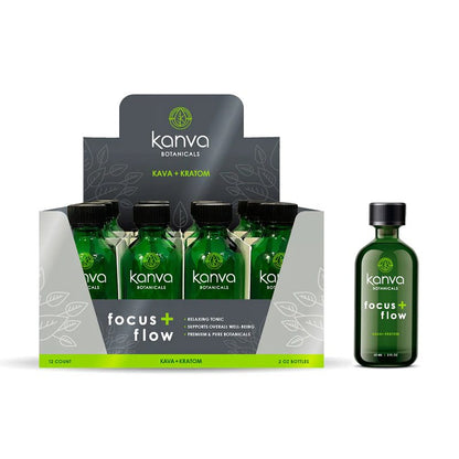 Kanva Botanicals - Focus & Flow - 2oz - 12ct Display