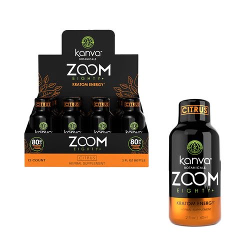 Kanva Botanicals - Zoom Eighty Citrus - 80mg - 2oz - 12ct