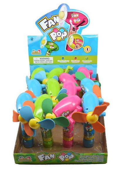 Fan Pop Lollipop Candy - 12ct
