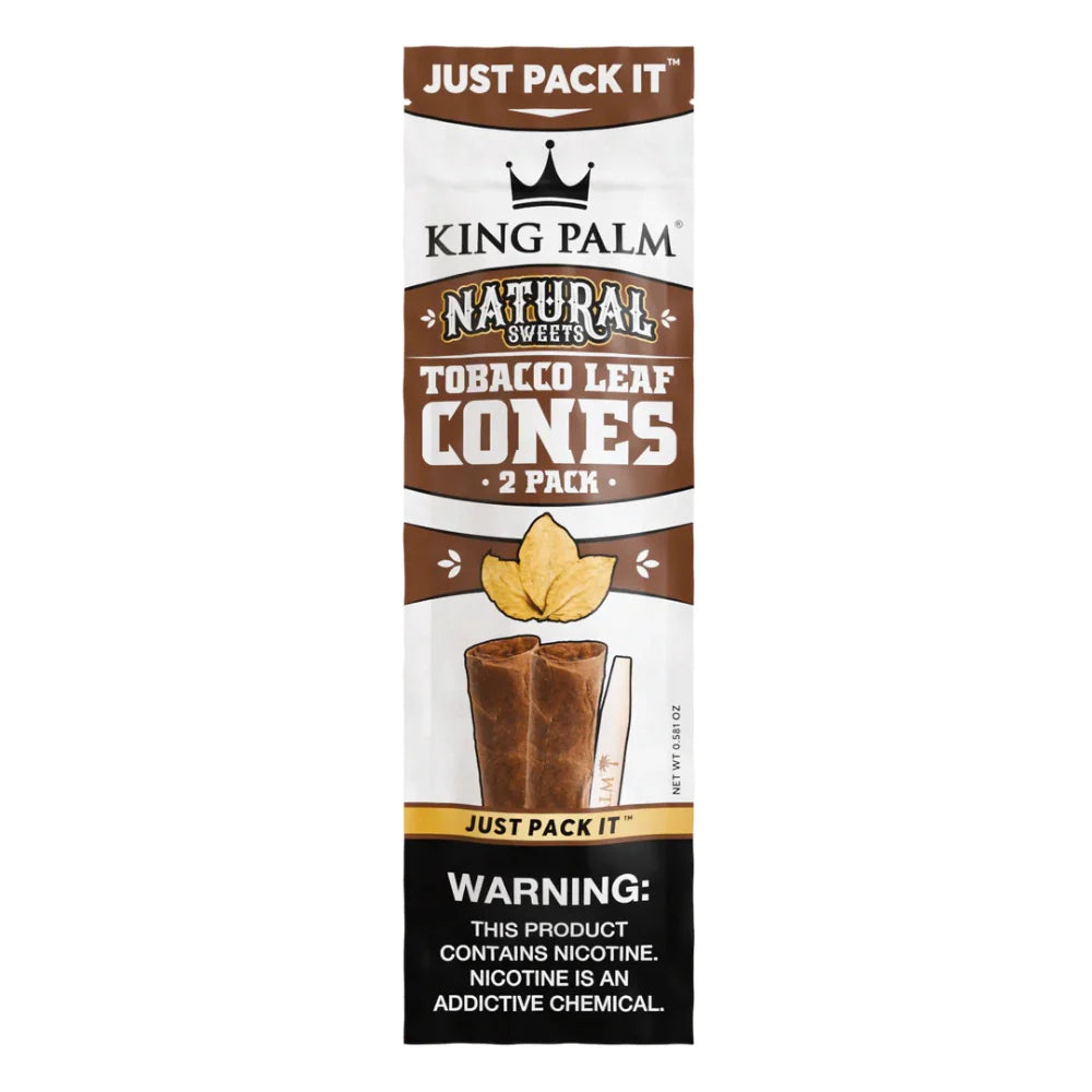 King Palm - Tobacco Leaf Cones - 2pk - 10ct