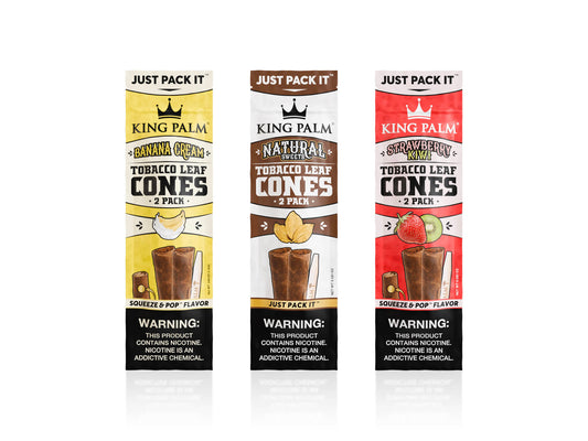 King Palm - Tobacco Leaf Cones - 2pk - 10ct