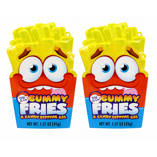 Gummy Fries Dip-N-Lik Candy - 12ct