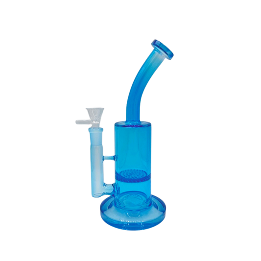 WP - 9" Bent Neck Honeycomb Perc - Asst