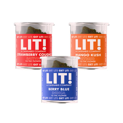 Lit! - 1g Flower THC-A  - 28ct