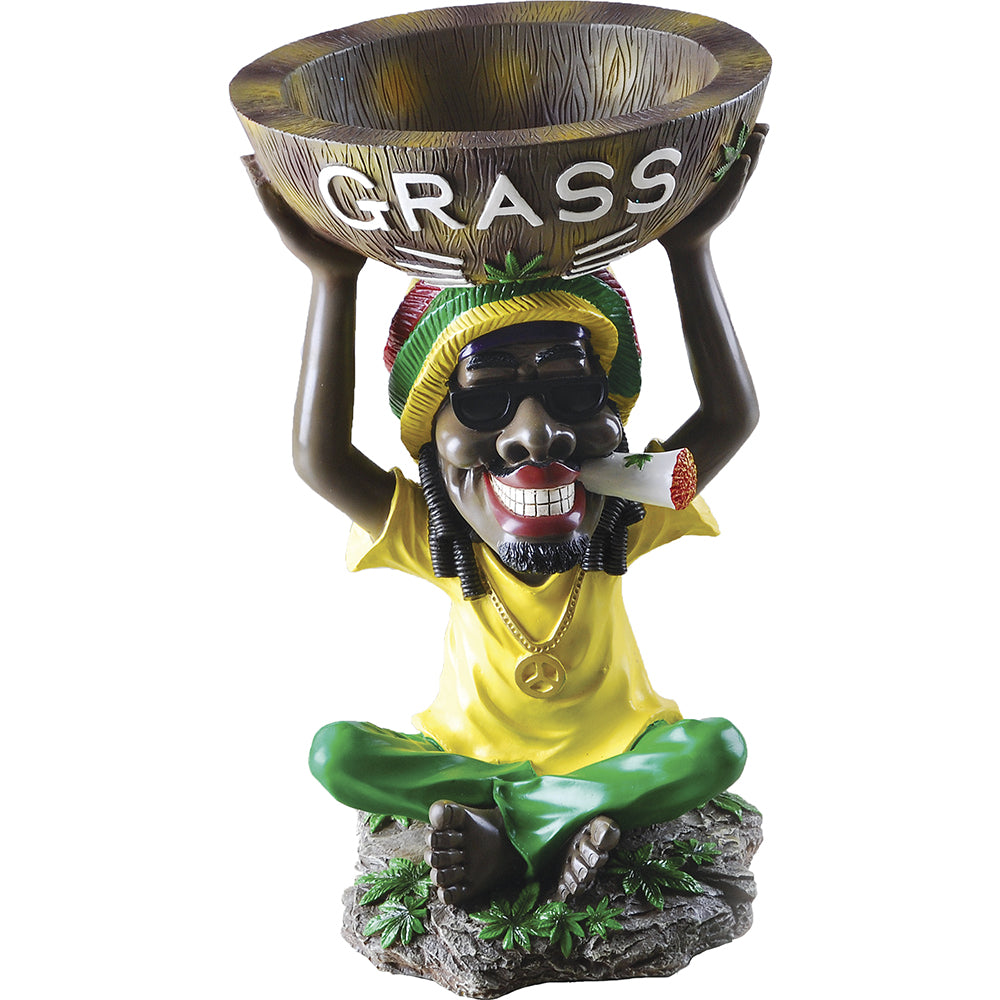 Ashtray - 17" Large Jamaican Man [ LT152 ] +