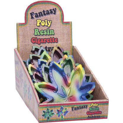 Fujima - Ashtray - 8ct - Tie Dye Poly Leaf
