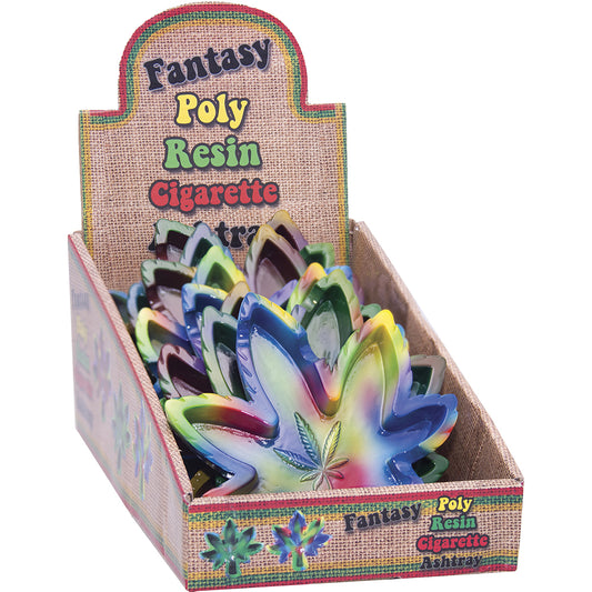 Fujima - Ashtray - 8ct - Tie Dye Poly Leaf
