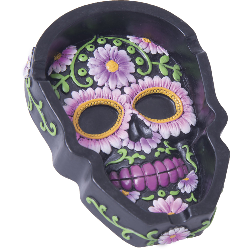 Fujima - Ashtray - 8ct - Floral Skull