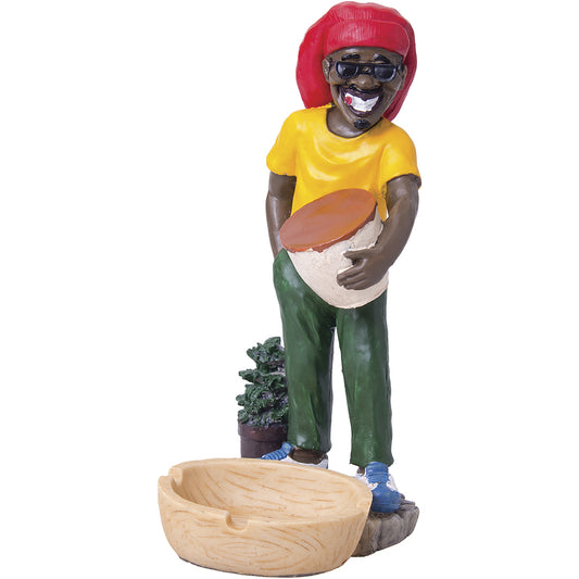 Ashtray - 9.75" Jamaican Man - Medium [ LT176 ] +