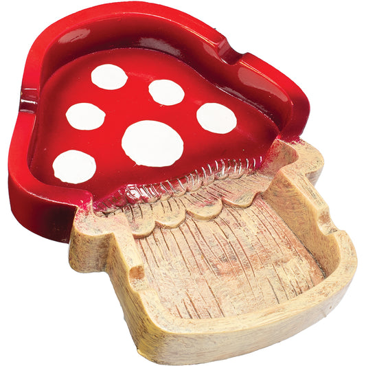 Ashtray - 6.5" Mushroom Polystone [ LT184 ] +