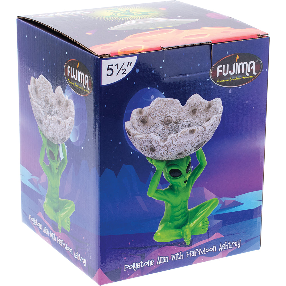 Fujima - Ashtray - 5.5" Half-Moon Alien