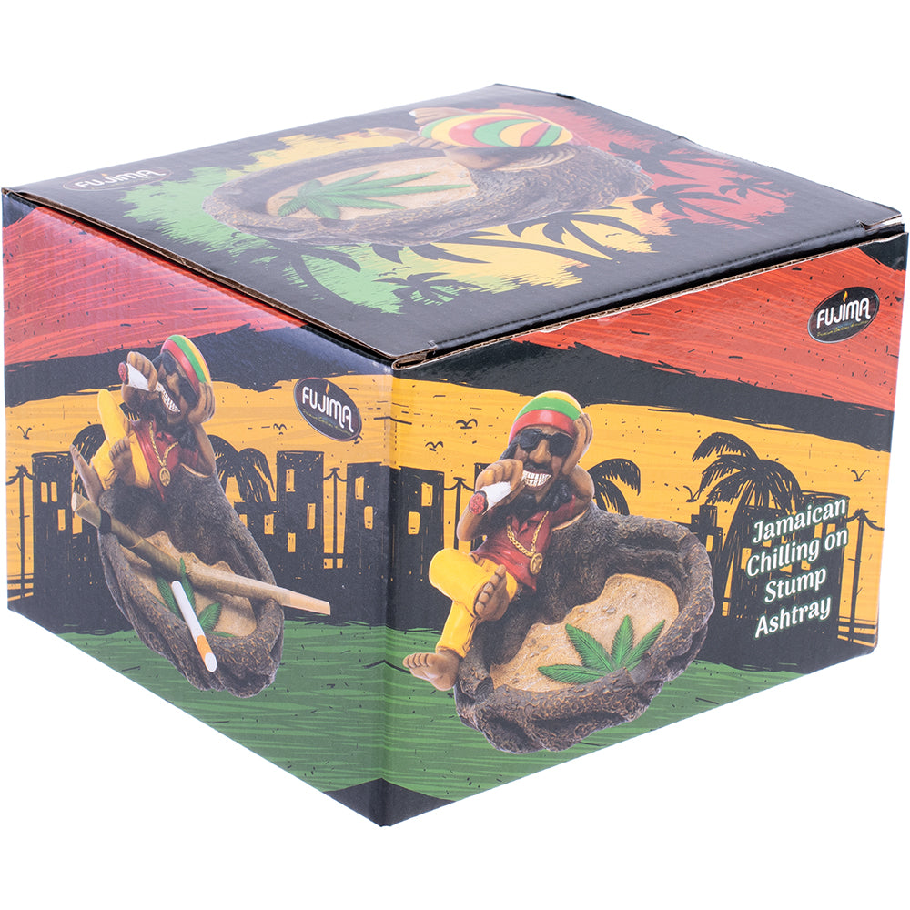 Fujima - Ashtray - 5.7" Jamaica Chillin on Stump