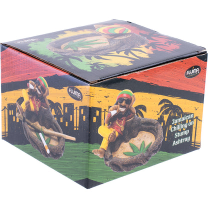 Fujima - Ashtray - 5.7" Jamaica Chillin on Stump