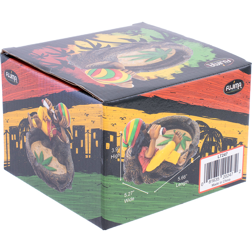 Fujima - Ashtray - 5.7" Jamaica Chillin on Stump