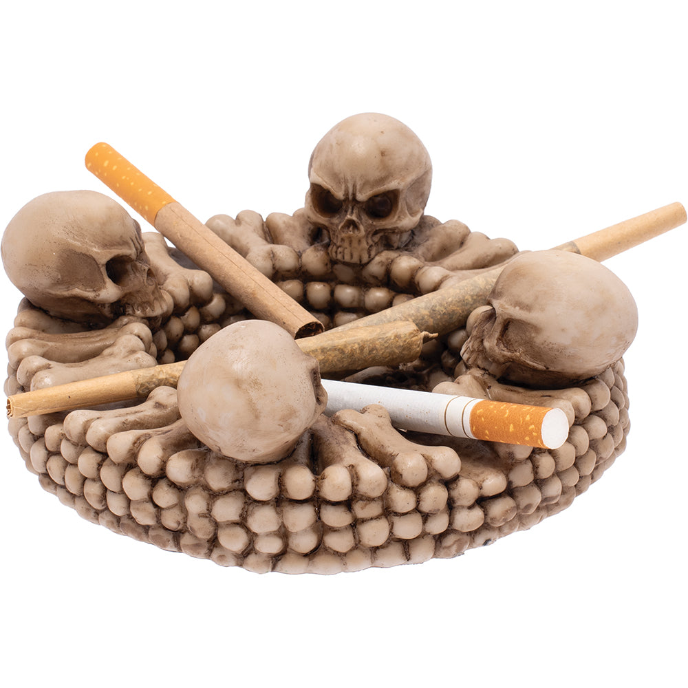 Fujima - Ashtray - 5.2" Quad Skull