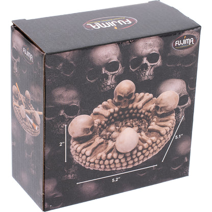Fujima - Ashtray - 5.2" Quad Skull