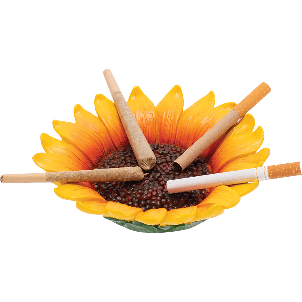 Fujima Sunflower Ashtray - (1.5"x5.5")