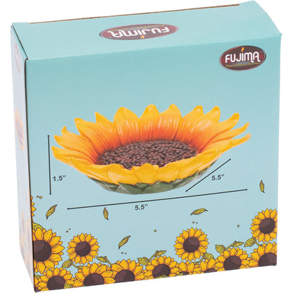 Fujima Sunflower Ashtray - (1.5"x5.5")