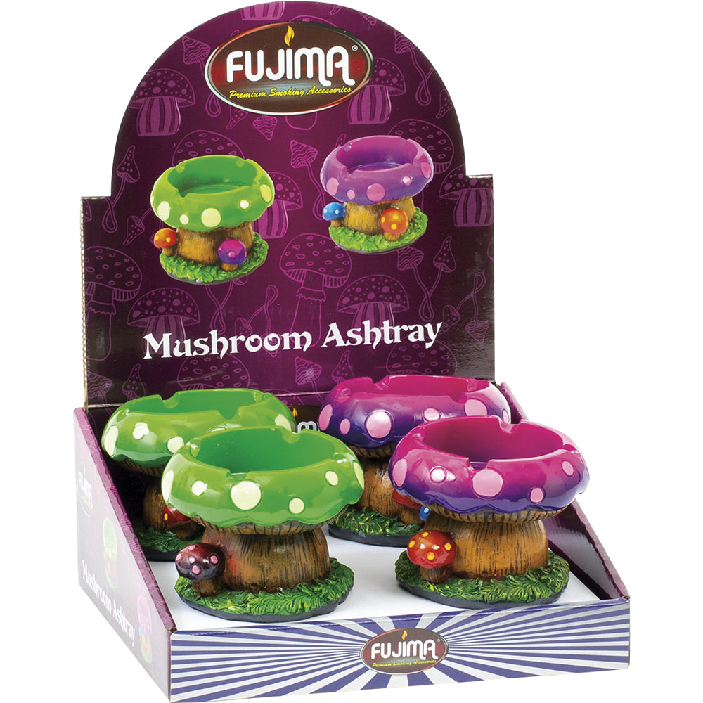 Fujima - Ashtray - 4ct - Poly Mushroom G/P