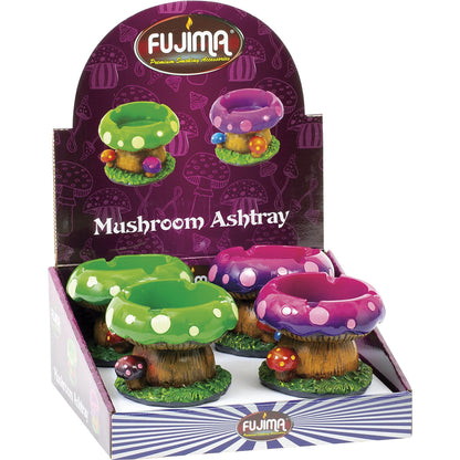 Fujima - Ashtray - 4ct - Poly Mushroom G/P
